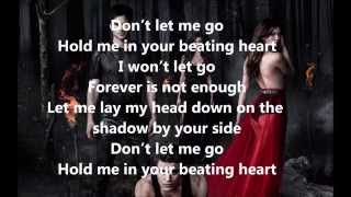 The vampire diaries- Raign-Don't let me go lyrics chords