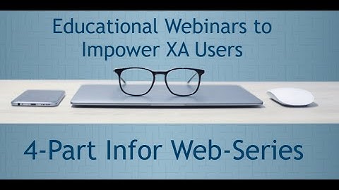 Infor XA Web Series Part 3   The future is here with Net Link, XA HTML !