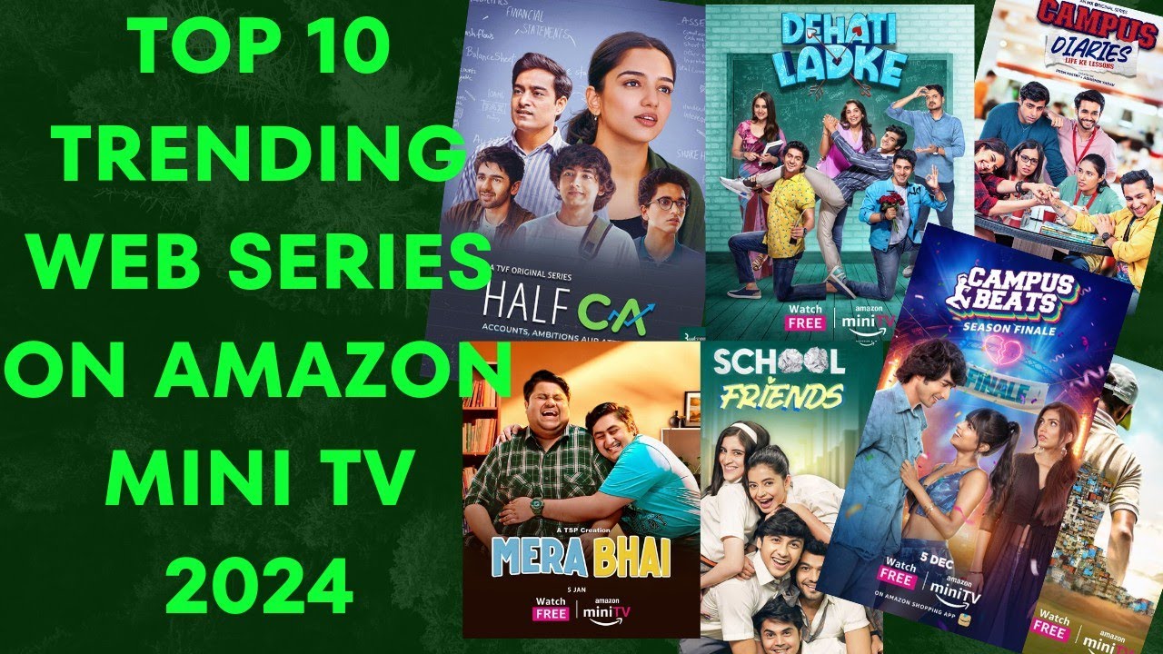 Top 10 Trending Web series On Amazon Mini Tv 2024New Amazon Trending