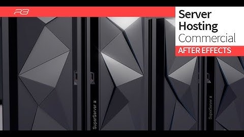 After Effects Template - Super Server Room Commercial
