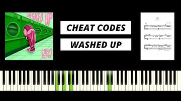 Cheat Codes - Washed Up (BEST PIANO TUTORIAL & COVER)