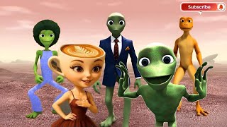 🔥 All Variation Dame Tu Cosita Music Video 2024 🆚 Funny alien dance 🆚 Dance song vs Patila