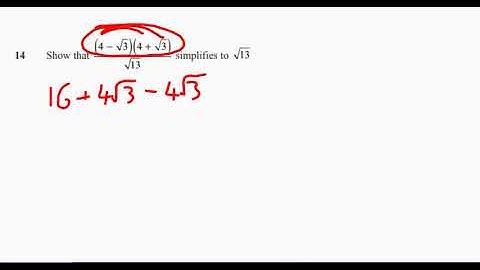Question 14 Higher Edexcel Specimen 2 Paper 1
