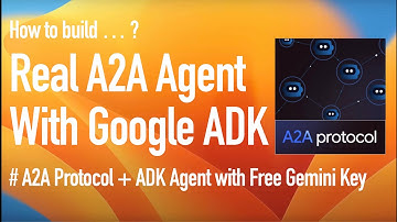 A2A Course #3 - Build an A2A Agent with Google ADK + Gemini | Step-by-Step Demo + Code Walkthrough