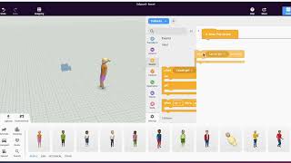 How to program a Sprite to talk when it is clicked in CoSpaces
