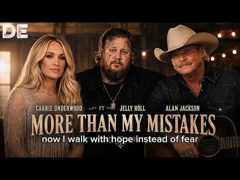 🎵 More Than My Mistakes – Gospel Lyrics Video | Carrie Underwood ft. Jelly Roll & Alan Jackson