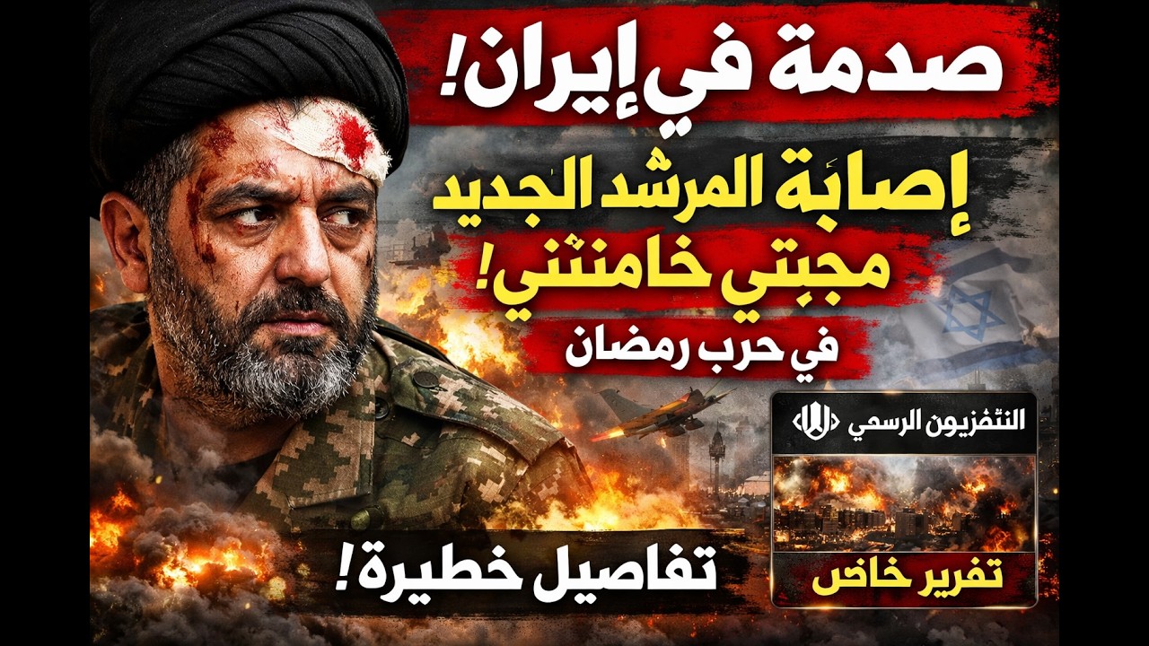 عاجل: إصابة المرشد الجديد مجتبى خامنئي في إيران