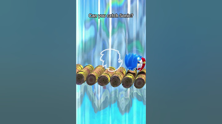 Are you speedy enough to catch Sonic?