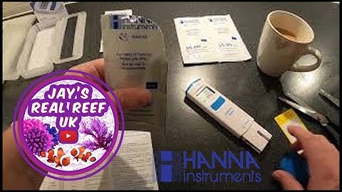 How to use the Hanna Salinity Checker 👌🐟