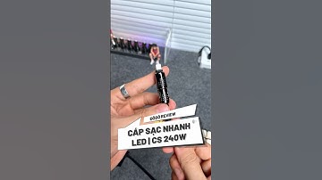 Cáp Sạc 4in1 Đổi Màu Siêu Xịn – Sạc Nhanh 240W PD, Dây Silicon Mềm | #dodorv #shorts