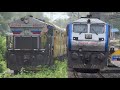 Double Diesel Power 😱 WDP4B 40057 Full Speed Crossing | Indian Railways Beast Train”