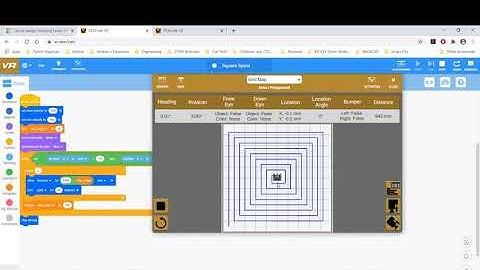 Virtual Robotics with VR VEX Tutorial 14: Solution to Final Challenge and moving forward on your own