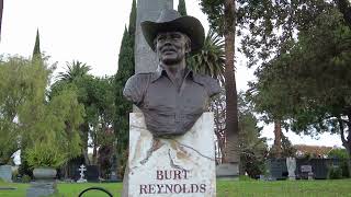 Burt Reynolds Final Home and Grave at Hollywood Forever