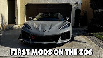First Mods on the C8 Z06 🏎️ Splitter, Dive Planes, + Track PPF