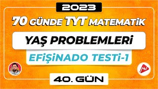 Yaş Problemleri - Efişinado Testi-1 | 70 Günde TYT Matematik Kampı | 40.Gün | 2023 | #merthoca Yaş Problemleri - Efişinado Testi-1 | 70 Günde TYT Matematik Kampı | 40.Gün | 2023 | #merthoca