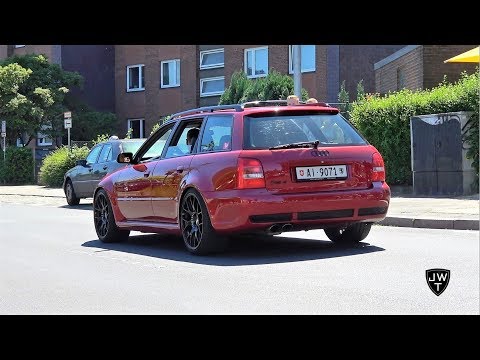 LOUD Audi RS4 Avant B5 SOUNDS! REVS, BANGS & Accelerations!