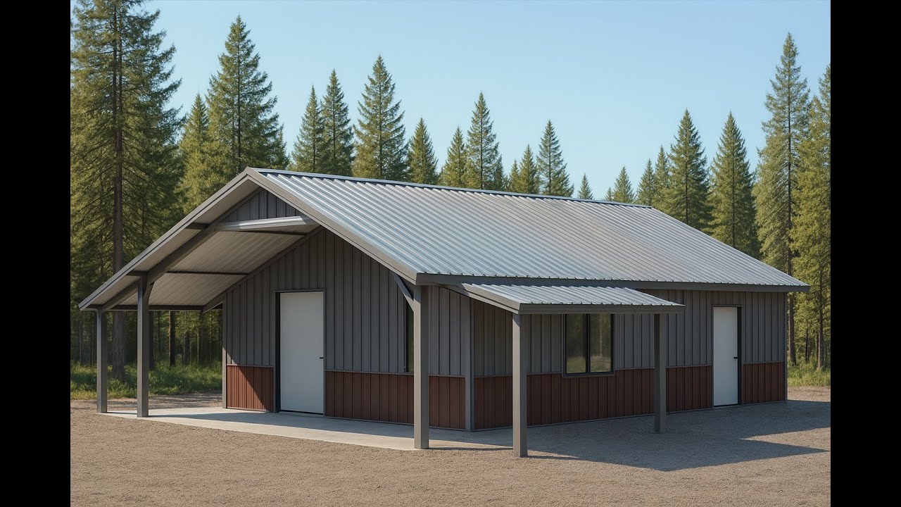 Build Your Dream 30x40 Barndominium! [Steel House Kit] - YouTube