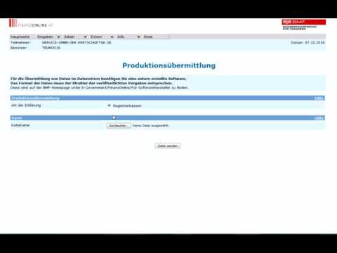 Video-Tutorial Registrierkassen-Anmeldung bei FinanzOnline Teil 2