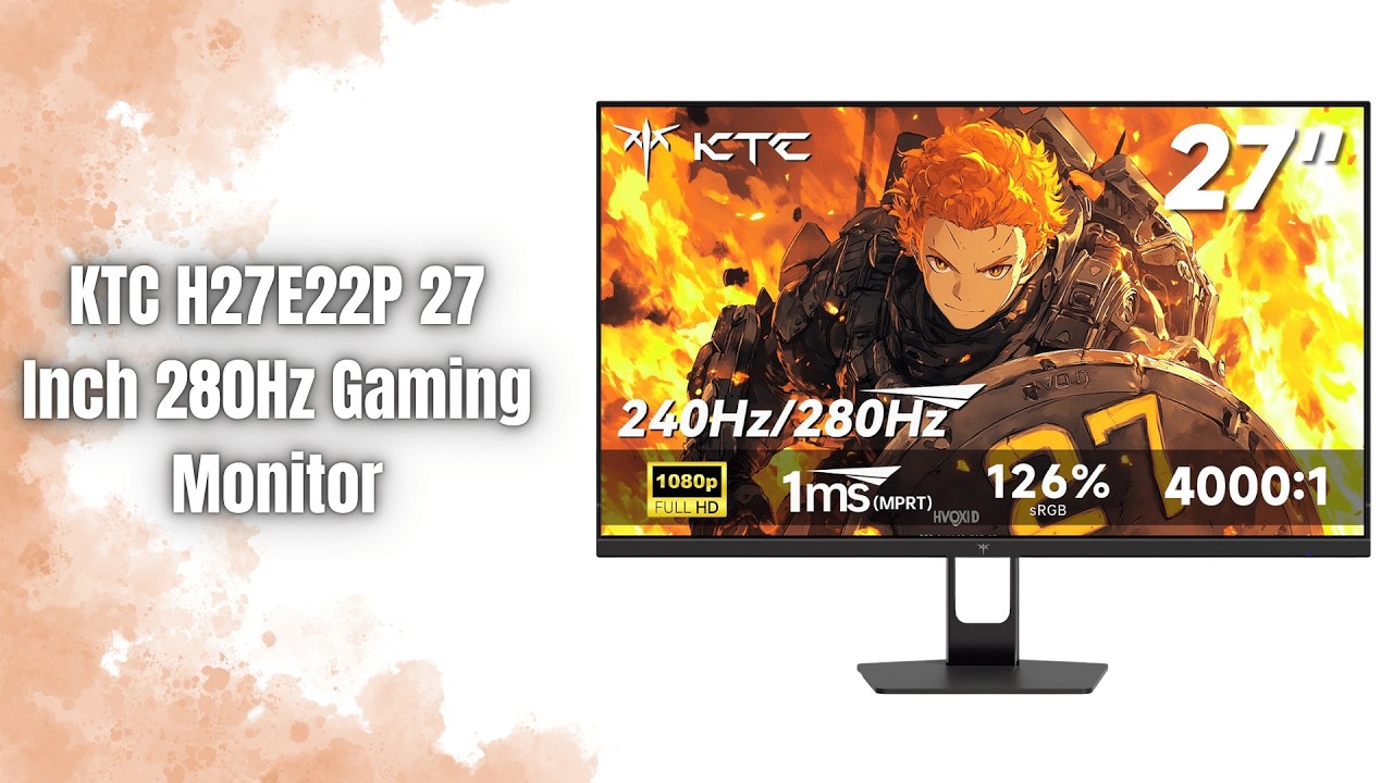 KTC H27E22P Gaming Monitor Review | 27-Inch 280Hz Gaming Monitor