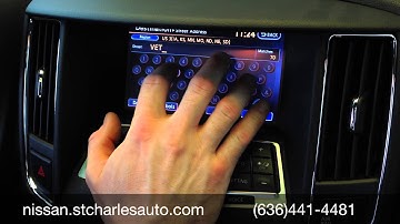 Setting a Destination on your Navigation in your Nissan Maxima