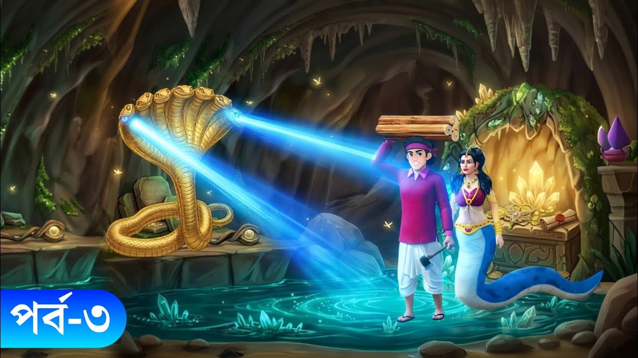 অভিশপ্ত নাগিনী |পর্ব- ৩ | Moral Stories Cartoon Bengali | Fairy Tales Cartoon Bengali | CBI Cartoons