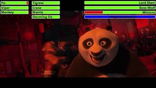 Kung Fu Panda 2 (2011) Final Battle with healthbars 1/2