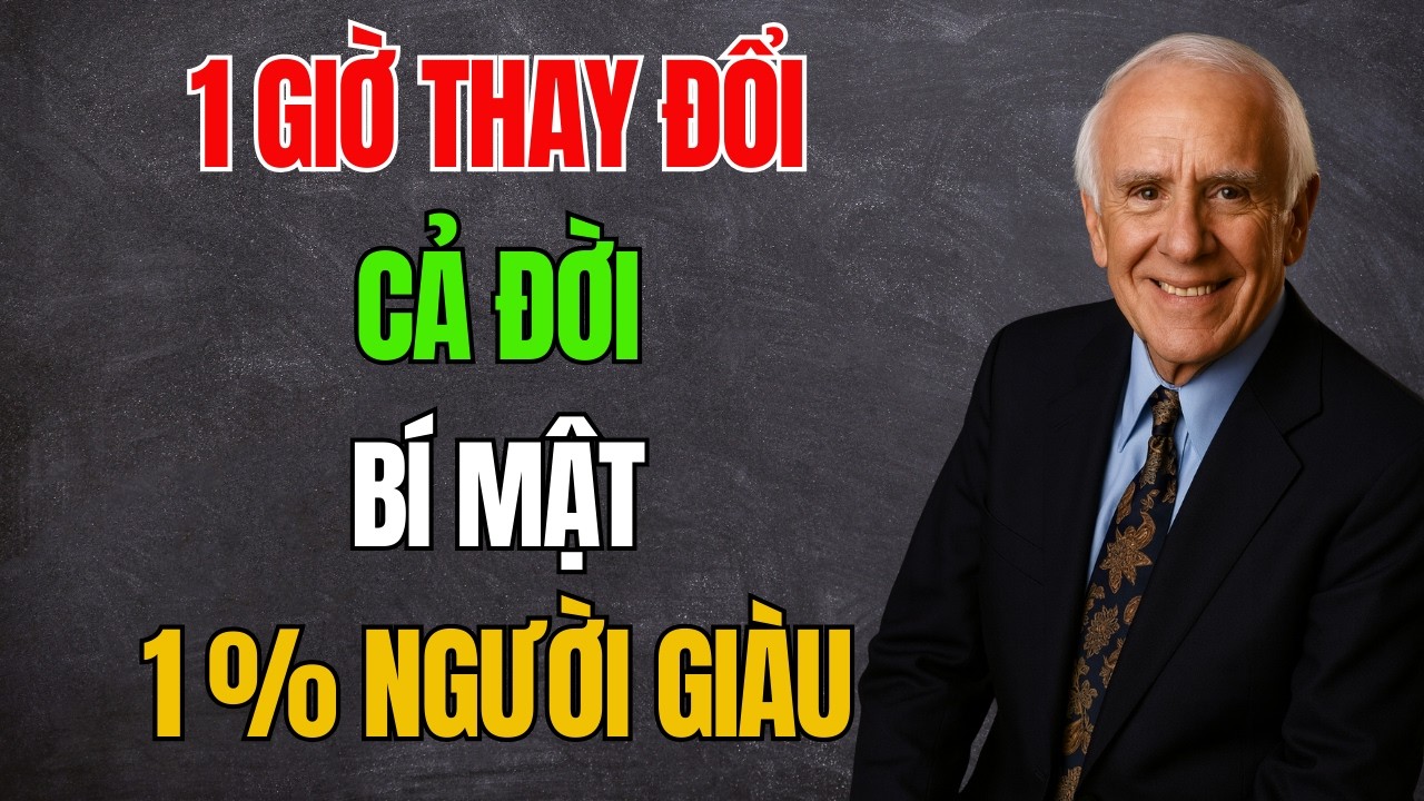 Chỉ 1 Giờ Mỗi Ngày – Bí Mật Nhỏ Thay Đổi Cả Cuộc Đời Bạn  Động Lực Từ Jim Rohn