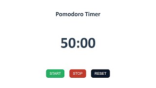 How To Create a Pomodoro Timer Using HTML,CSS & JavaScript! 🚀 | Adel Gabr screenshot 3
