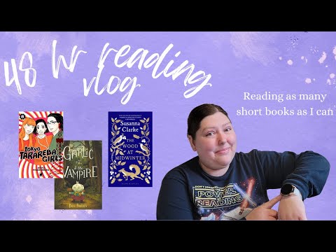 Reading short books and graphic novels for two days || Reading vlog