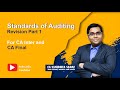 Standards of  Auditing Revision Part 1| for CA Inter and CA Final