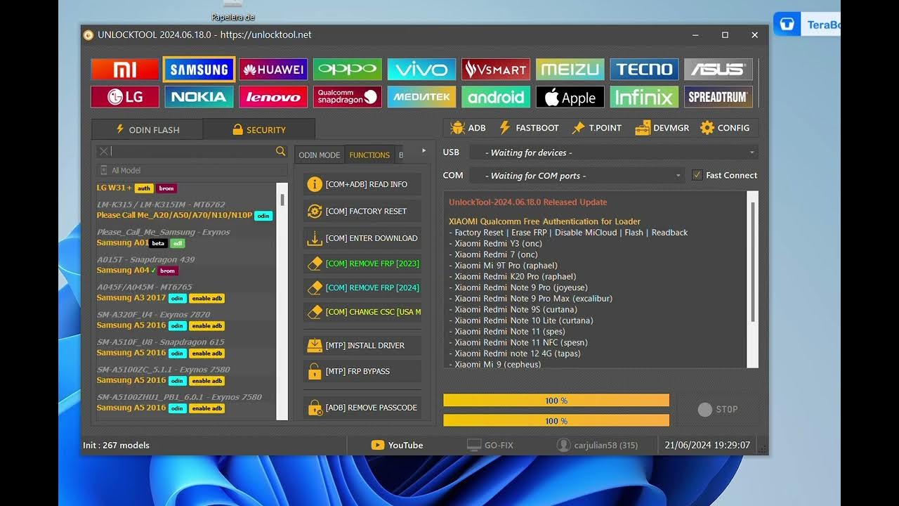 Reset Frp Bypass Google Samsung A23 A235M Bit 4 y Bit 5 Unlocktool