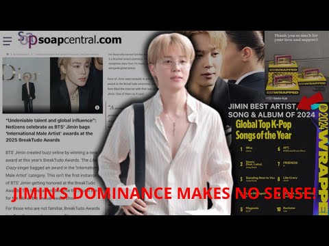 He Won For Talent Not Popularity Netizens Shout About Jimin BTS Sends BreakTudo 2025 Global