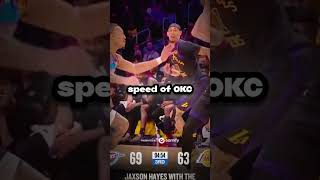 Lakers SWEPT by Thunder | LeBron's Final Game?  #nba  #lakers #okcthunder
