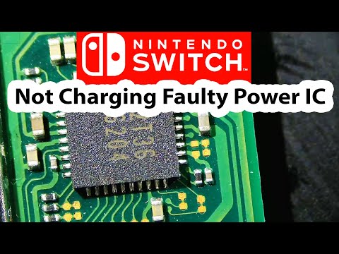 Nintendo Switch Not charging Repair- Motherboard Power IC short