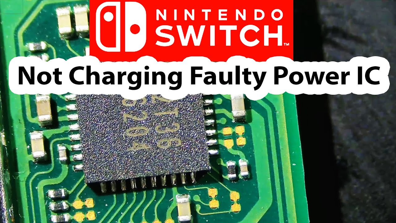 Nintendo Switch Not Charging Repair Motherboard Power Ic Short Youtube