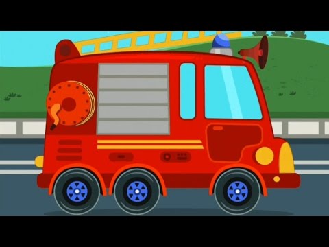 Пазл пожарная машина