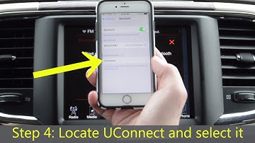 How to connect your smartphone to the UConnect system