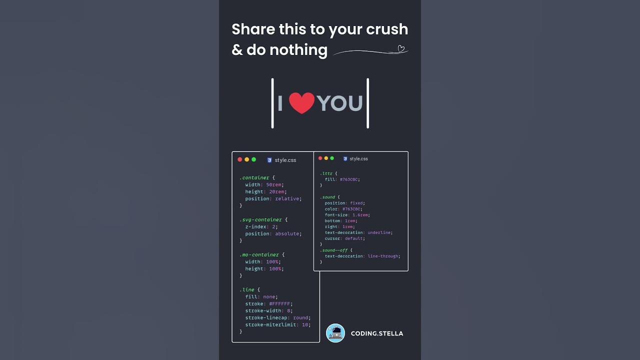 Expressive JavaScript Animation: Capturing 'I Love You' with Code # ...