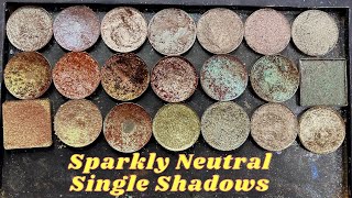 My Favorite True Neutral, Special, Sparkly Single Shadows (Work Appropriate Indie Eyeshadow)