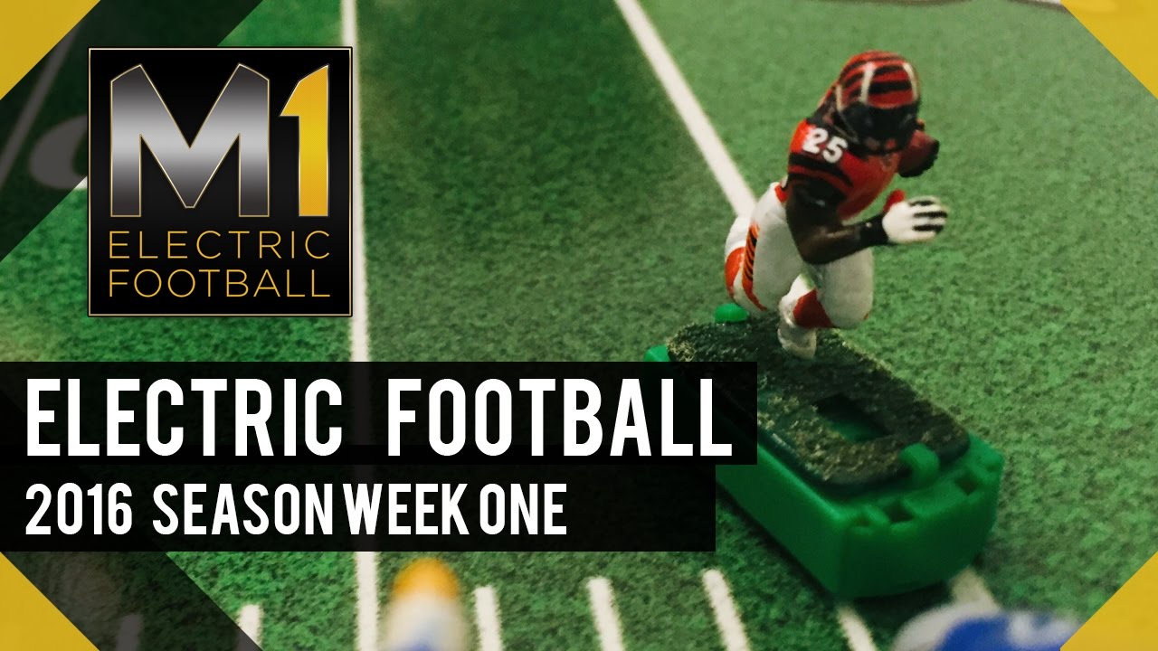 Electric Football League M1 2016 Season Week 1 YouTube