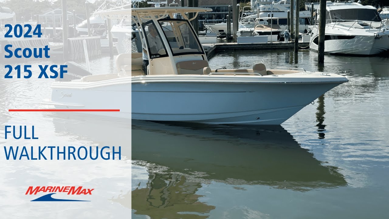 2024 Scout 215 XSF | Available NOW at MarineMax Wrightsville Beach