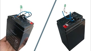 "How to Make Simple 6V Battery Charging Indicator – One LED Trick!"