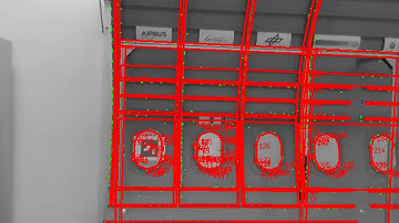 Markerless model-based tracking of an Airbus panel
