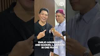 Emilio Aguinaldo And Manuel L. Quezon In One Frame