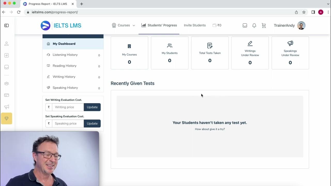 Trainer Dashboard Overview YouTube