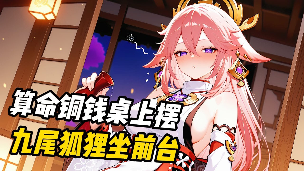 【算命銅錢桌上擺，九尾狐狸坐前台】季風一時心軟，收留了一隻九尾天狐。 「老闆，這卦象顯示你要破財。」「那是為了給你買第十隻燒雞。」1-132