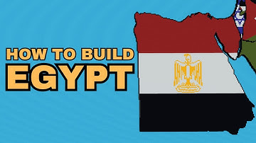 Egypt - World Flag Map Tutorial [Part 59] [Minecraft]