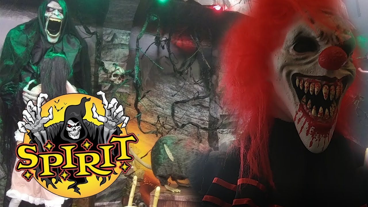 Spirit Halloween 2020 Walkthrough Part 2 - Carryover Animatronics, Masks, Themes, and MORE!