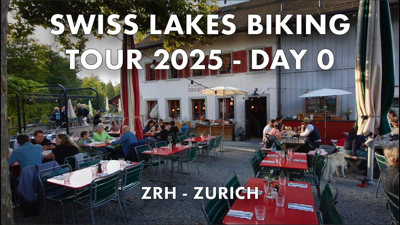 Swiss Biking day 0 - Arrived in Zurich. Biked from Airport to the old town