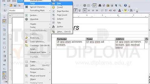 Insert a field displaying the current date in the header of the already opened report. Do not...